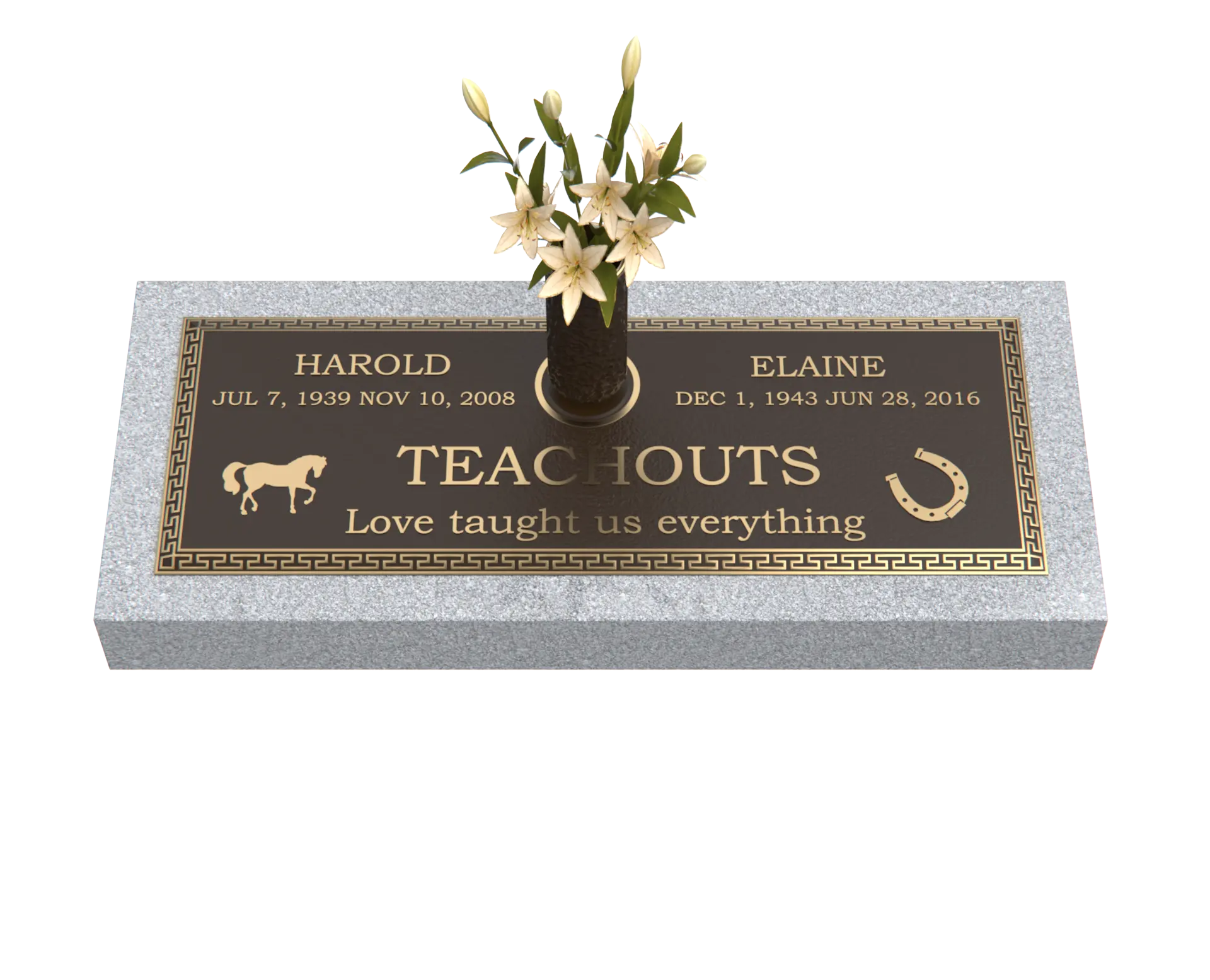 Premium Bronze Plaque 36"x 13"