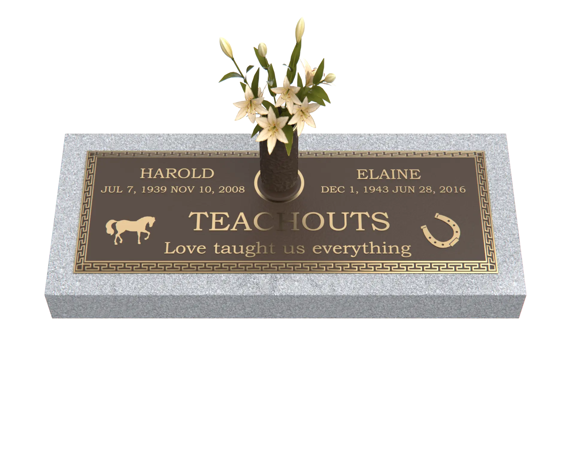 Premium Bronze Plaque 36"x 13"