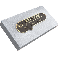 Premium Bronze Plaque 11"x 4" with Granite Base