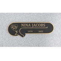 Premium Bronze Plaque 11"x 4"