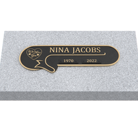 Premium Bronze Plaque 11"x 4" with Granite Base