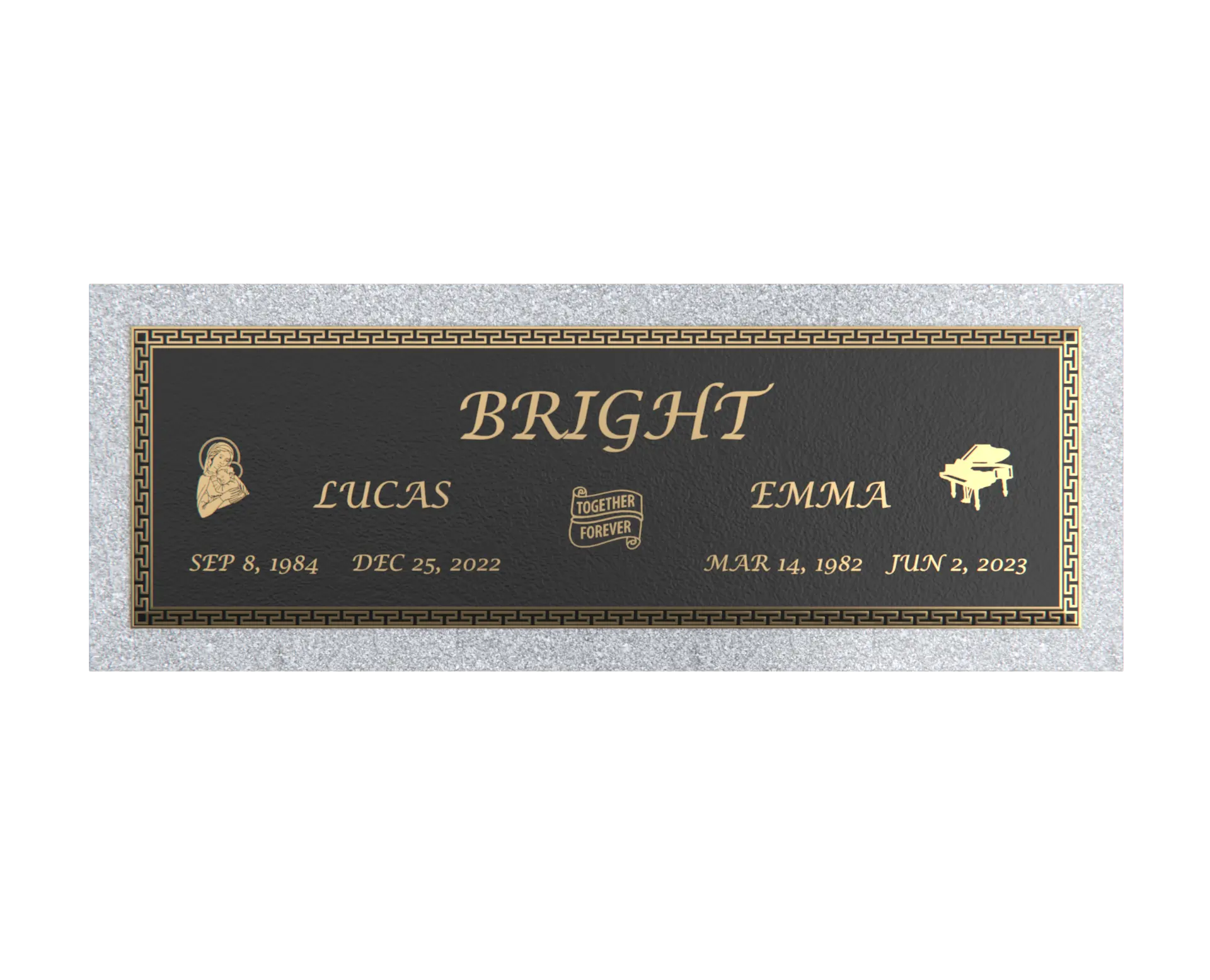 Premium Bronze Plaque 44"x 14"