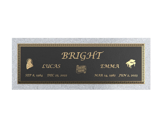 Premium Bronze Plaque 44"x 14"