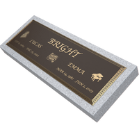 Premium Bronze Plaque 44"x 14" with Granite Base