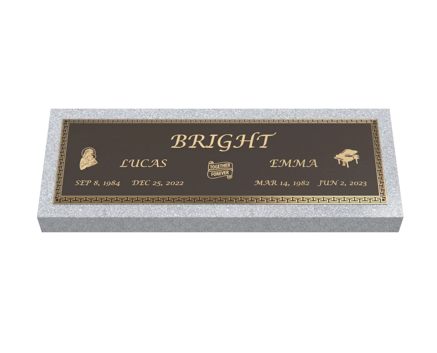 Premium Bronze Plaque 44"x 14"