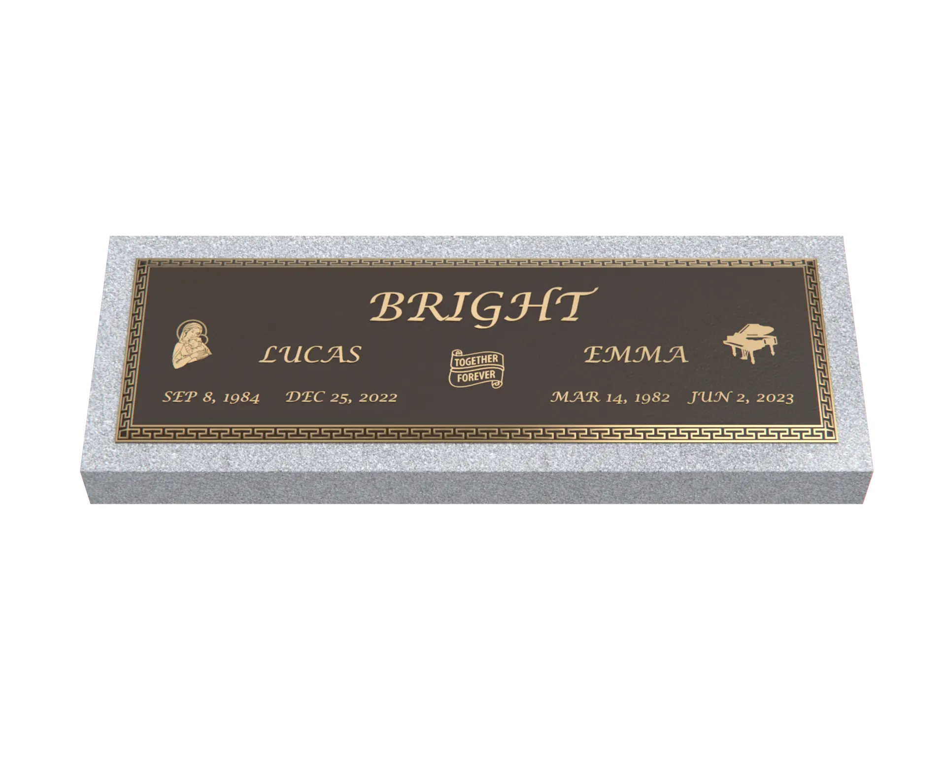 Premium Bronze Plaque 44"x 14"