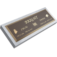 Premium Bronze Plaque 44"x 14" with Granite Base