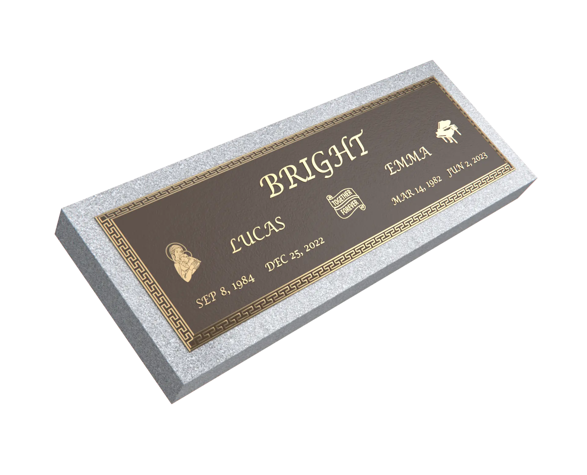 Premium Bronze Plaque 44"x 14"