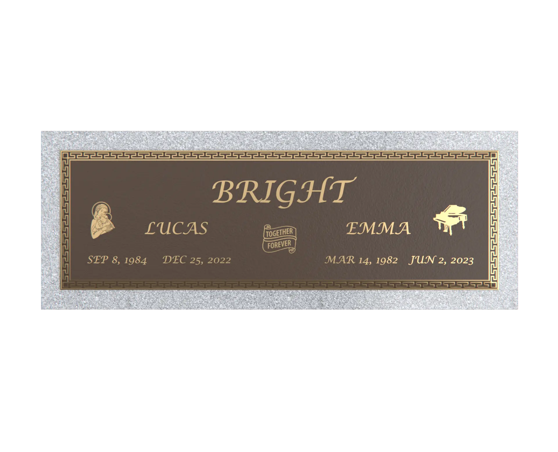 Premium Bronze Plaque 44"x 14"