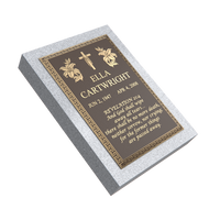 Premium Bronze Plaque 24"x 12" with Granite Base