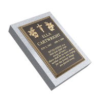 Premium Bronze Plaque 24"x 12" with Granite Base