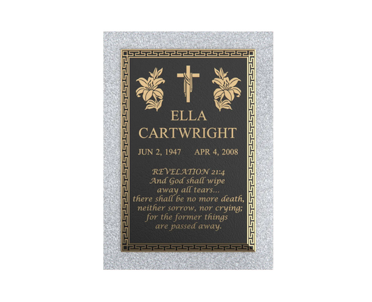 Premium Bronze Plaque 24"x 12"
