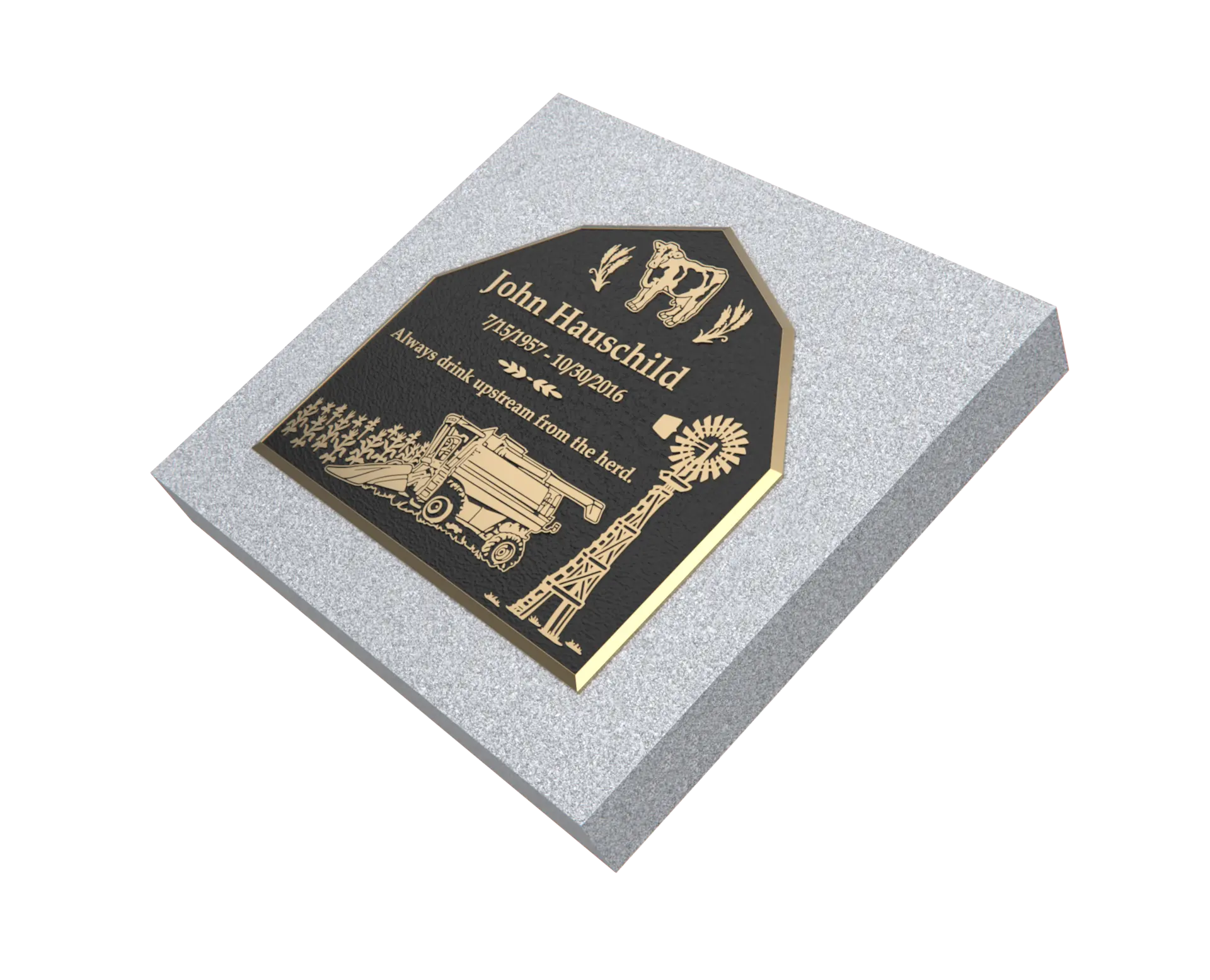 Premium Bronze Plaque 24"x 22"