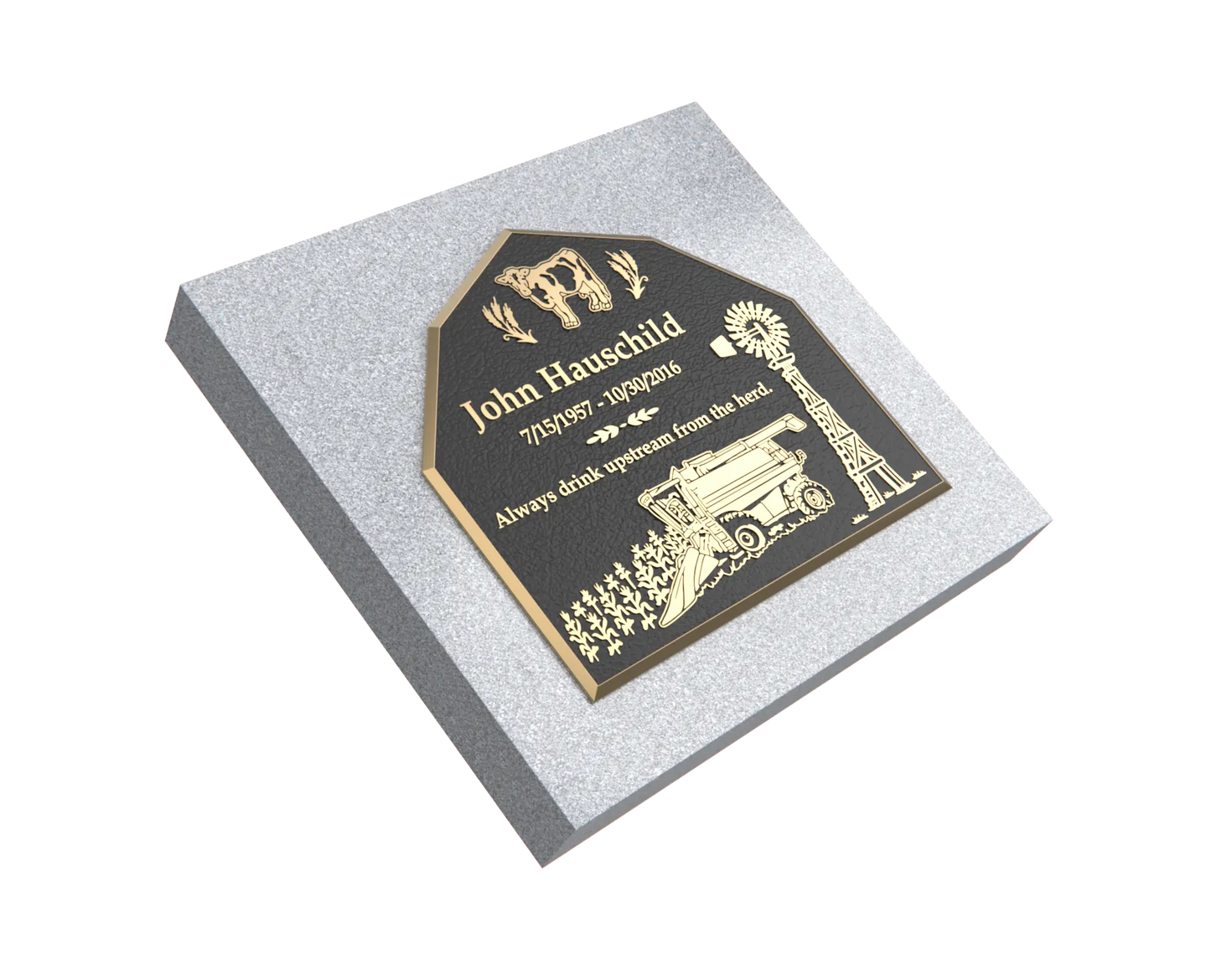 Premium Bronze Plaque 24"x 22"