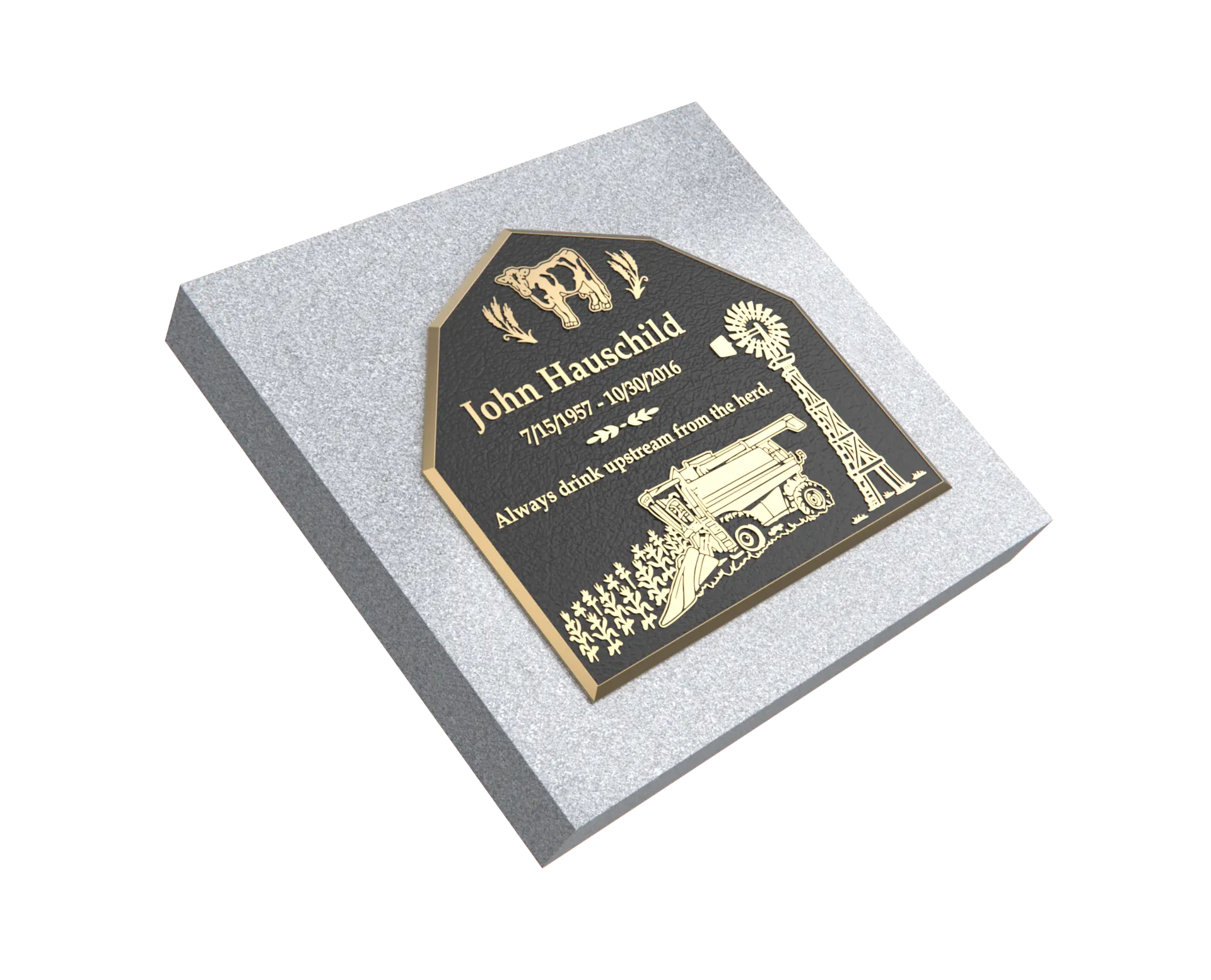 Premium Bronze Plaque 24"x 22"