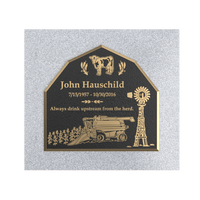 Premium Bronze Plaque 24"x 22" with Granite Base