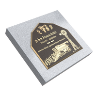 Premium Bronze Plaque 24"x 22" with Granite Base