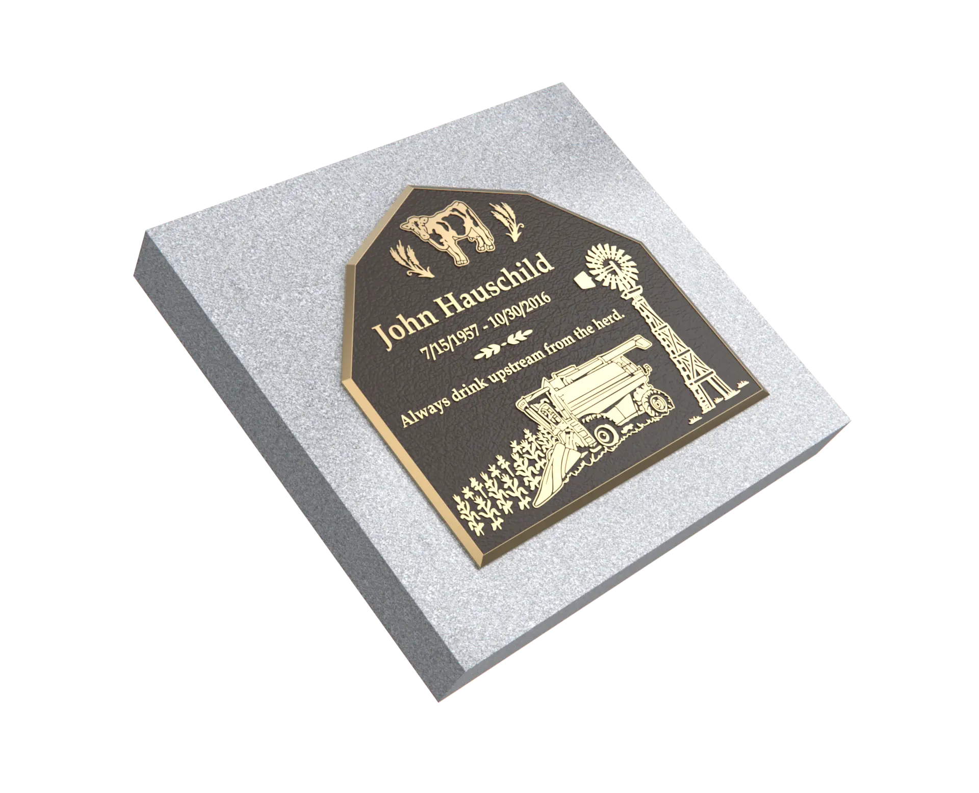 Premium Bronze Plaque 24"x 22"