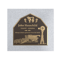 Premium Bronze Plaque 24"x 22" with Granite Base