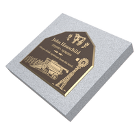 Premium Bronze Plaque 24"x 22" with Granite Base