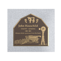 Premium Bronze Plaque 24"x 22" with Granite Base