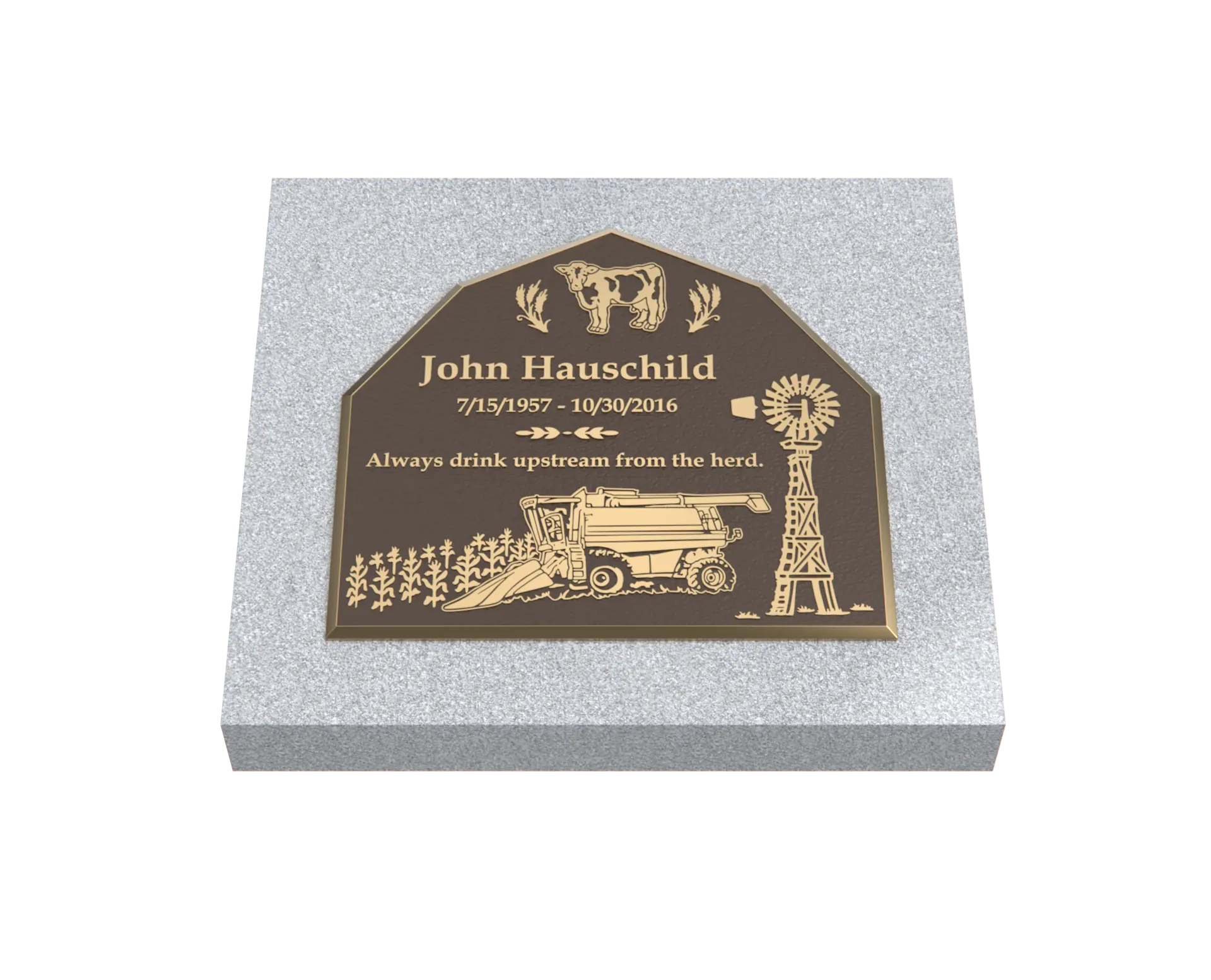 Premium Bronze Plaque 24"x 22"