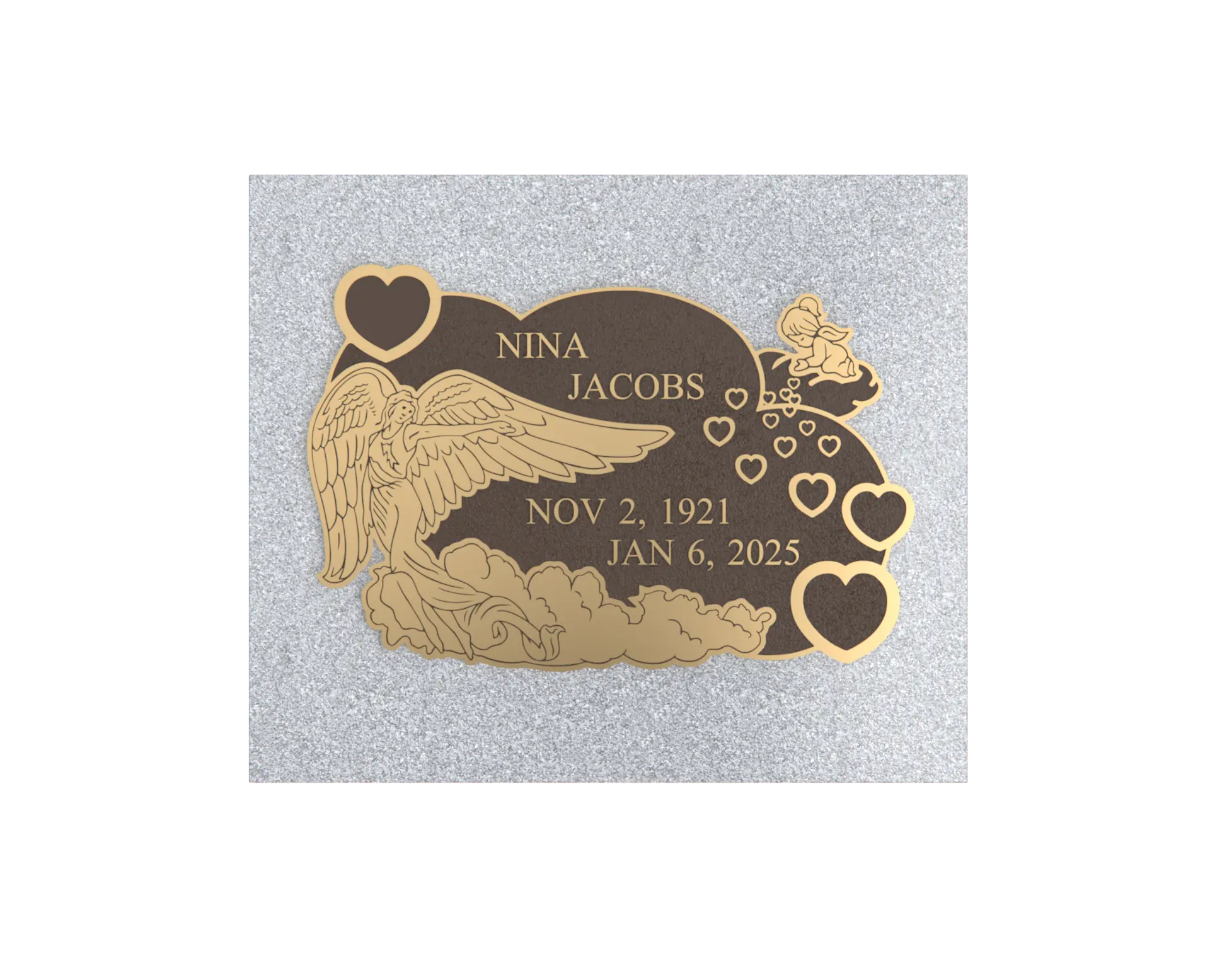 Premium Bronze Plaque 22"x 18"