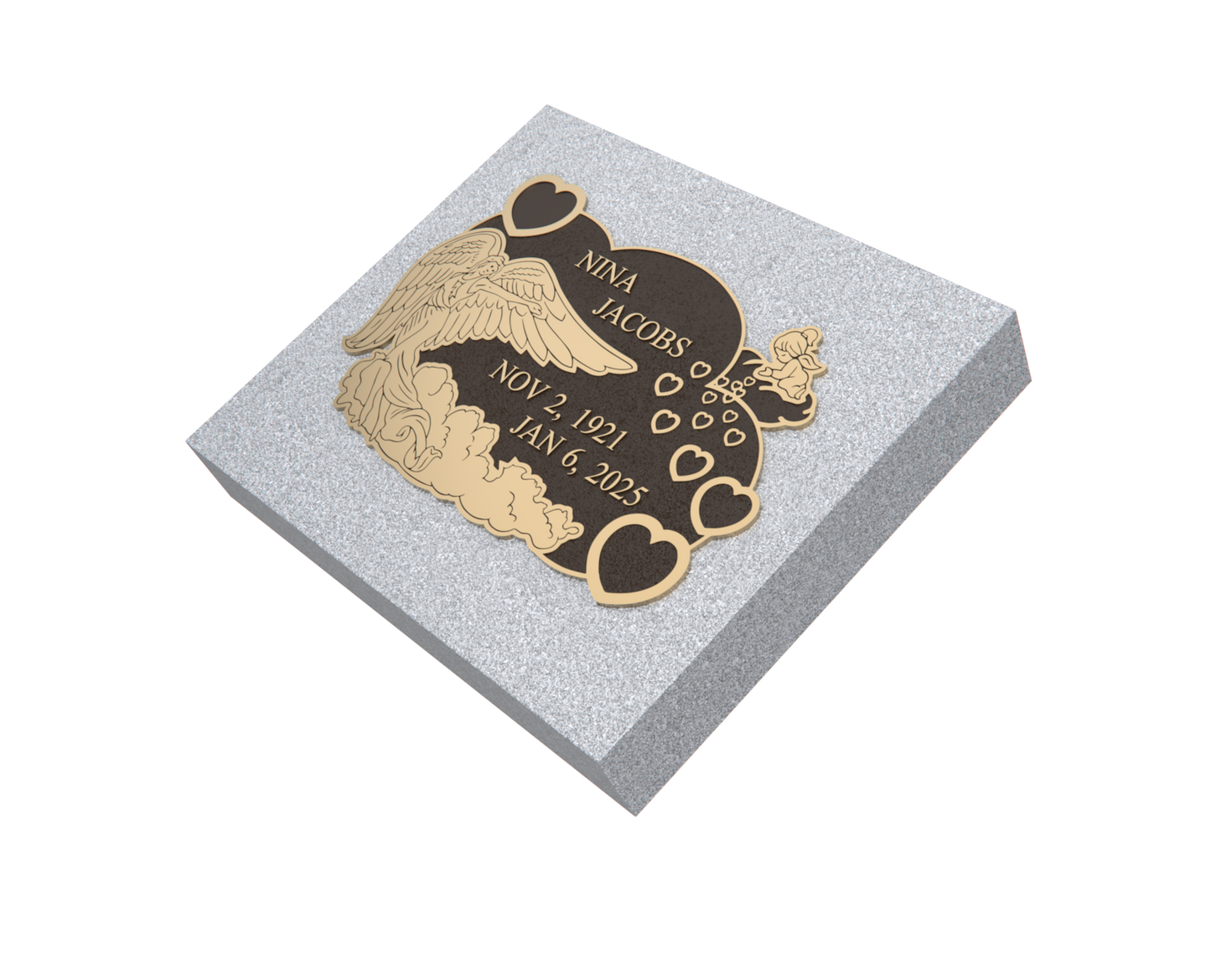 Premium Bronze Plaque 22"x 18" with Granite Base