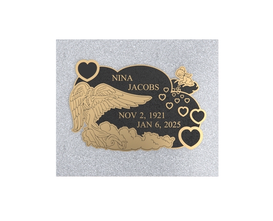 Premium Bronze Plaque 22"x 18" with Granite Base