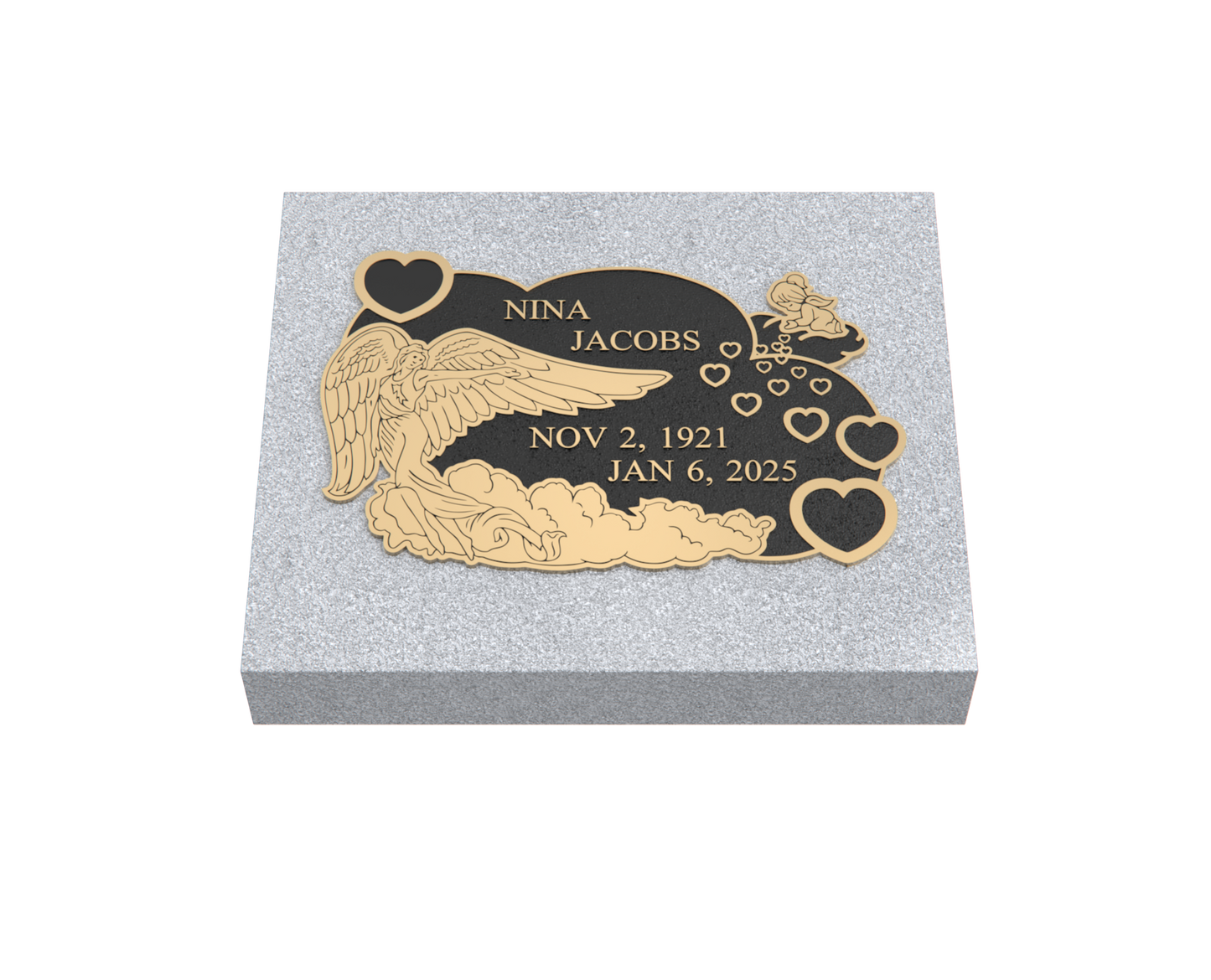 Premium Bronze Plaque 22"x 18" with Granite Base