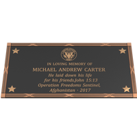 Premium Bronze Plaque 32"x 16"