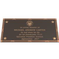 Premium Bronze Plaque 32"x 16"