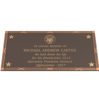 Premium Bronze Plaque 32"x 16"