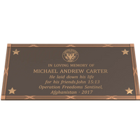 Premium Bronze Plaque 32"x 16"