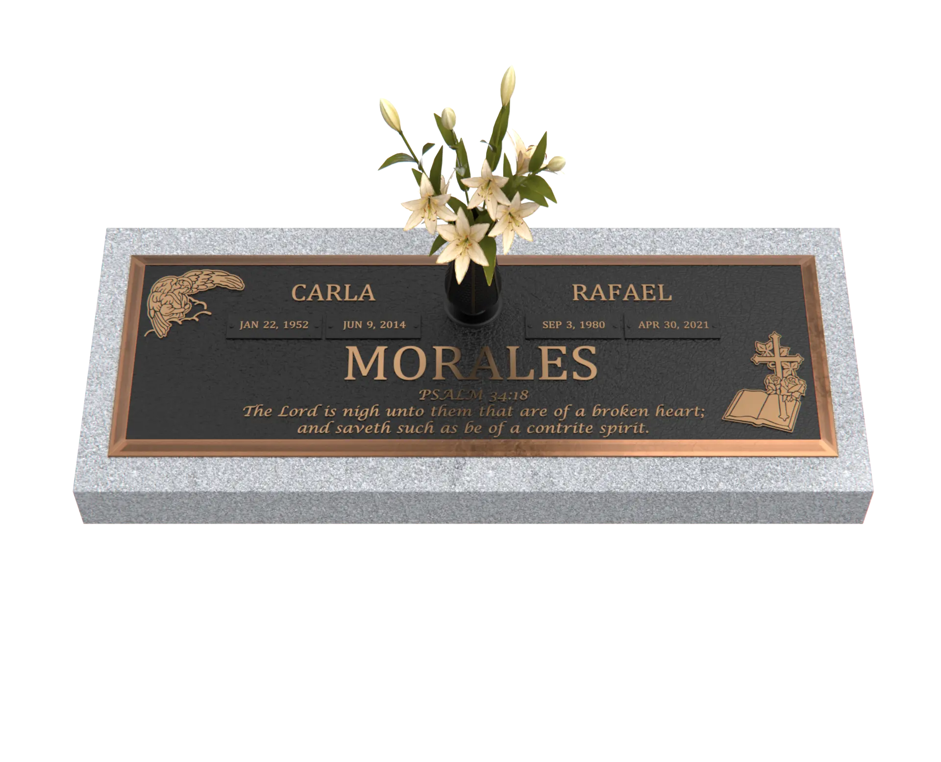 Premium Bronze  Plaque 28"x 16"