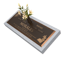Premium Bronze Bevel Plaque 28"x 16" with Granite Base