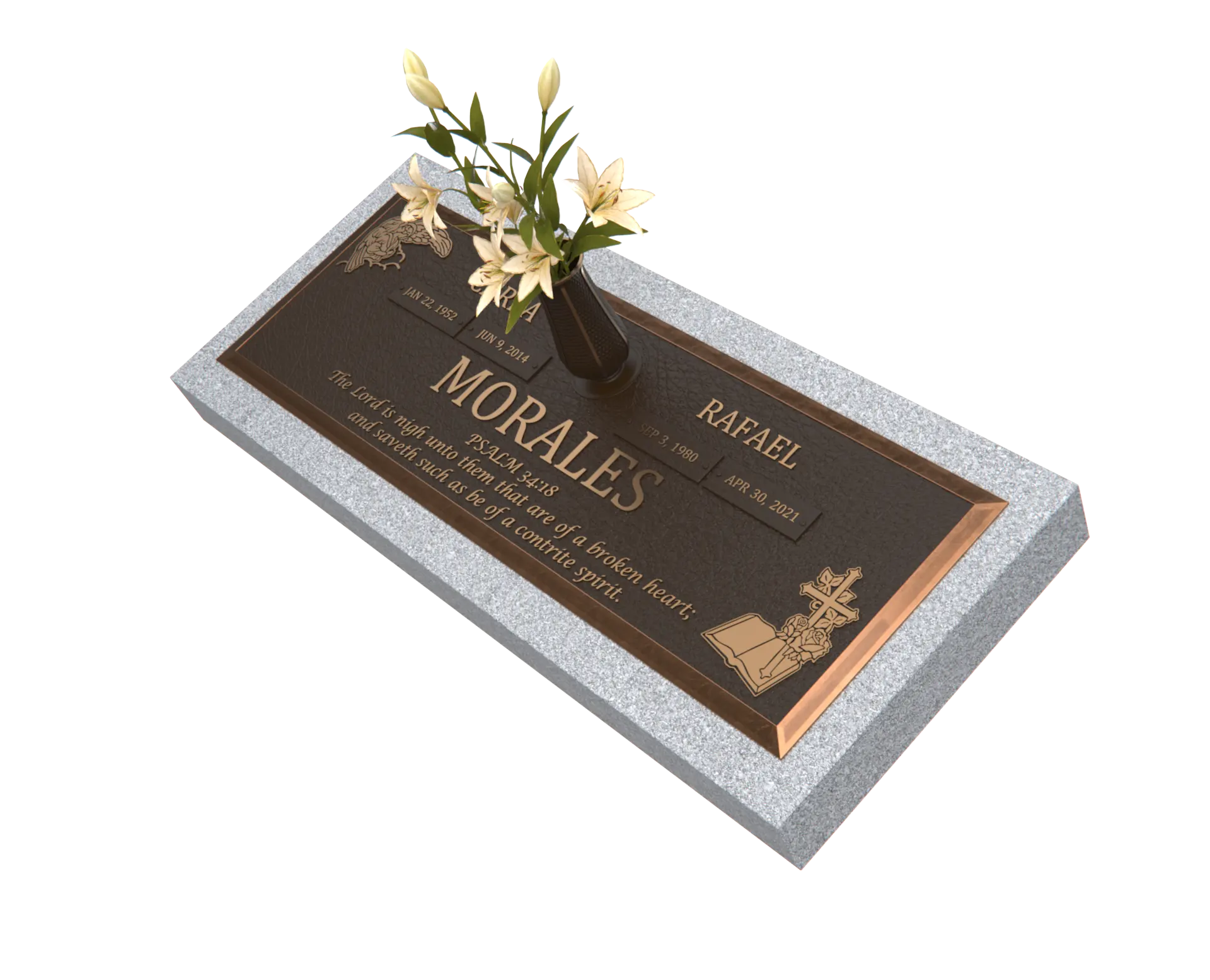 Premium Bronze  Plaque 28"x 16"