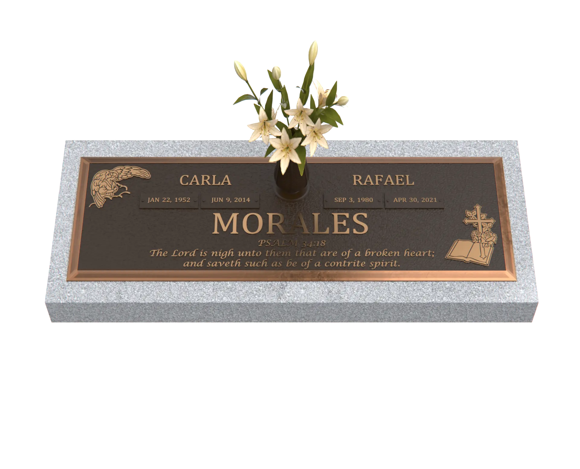 Premium Bronze  Plaque 28"x 16"