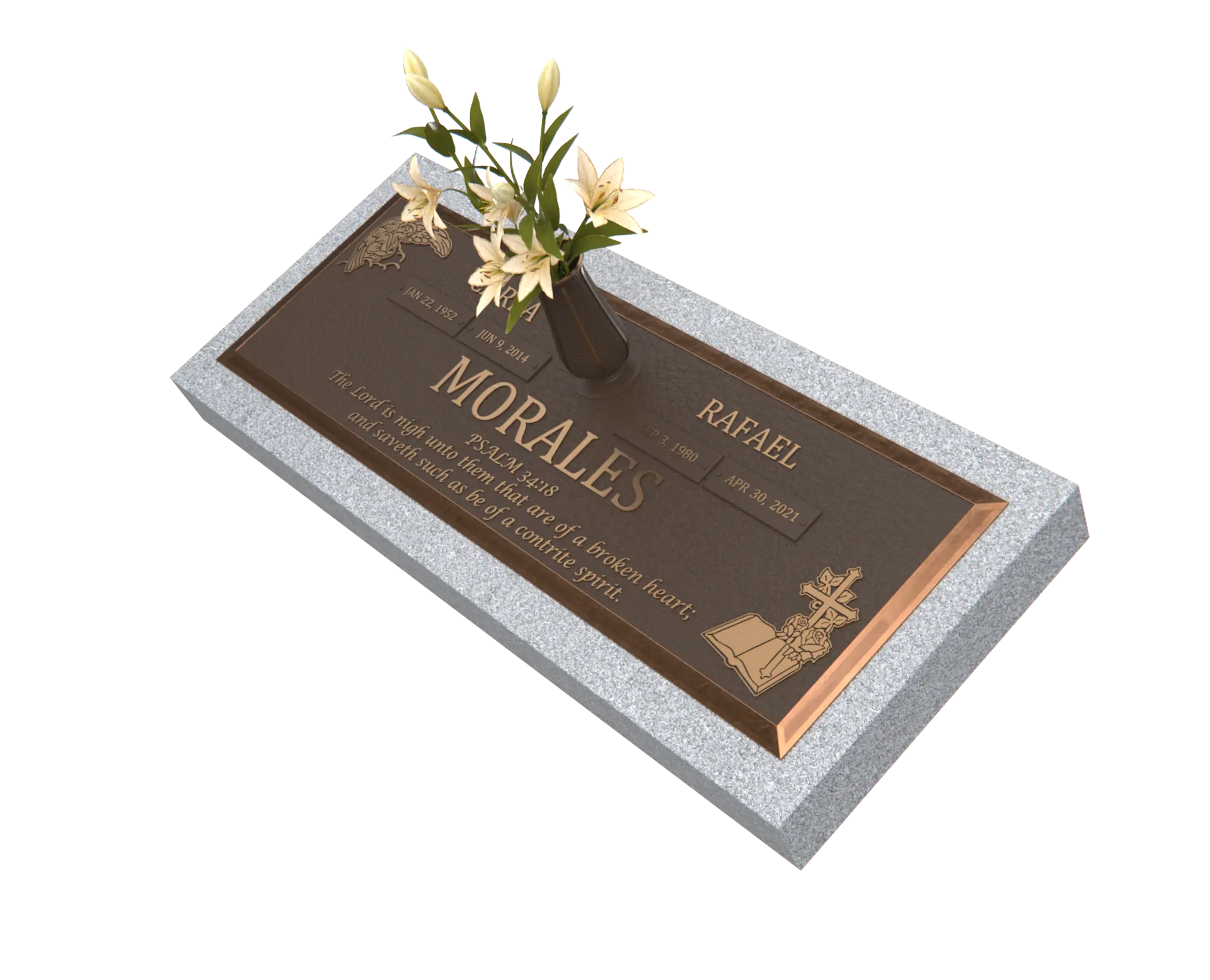 Premium Bronze  Plaque 28"x 16"