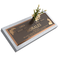 Premium Bronze Bevel Plaque 28"x 16" with Granite Base