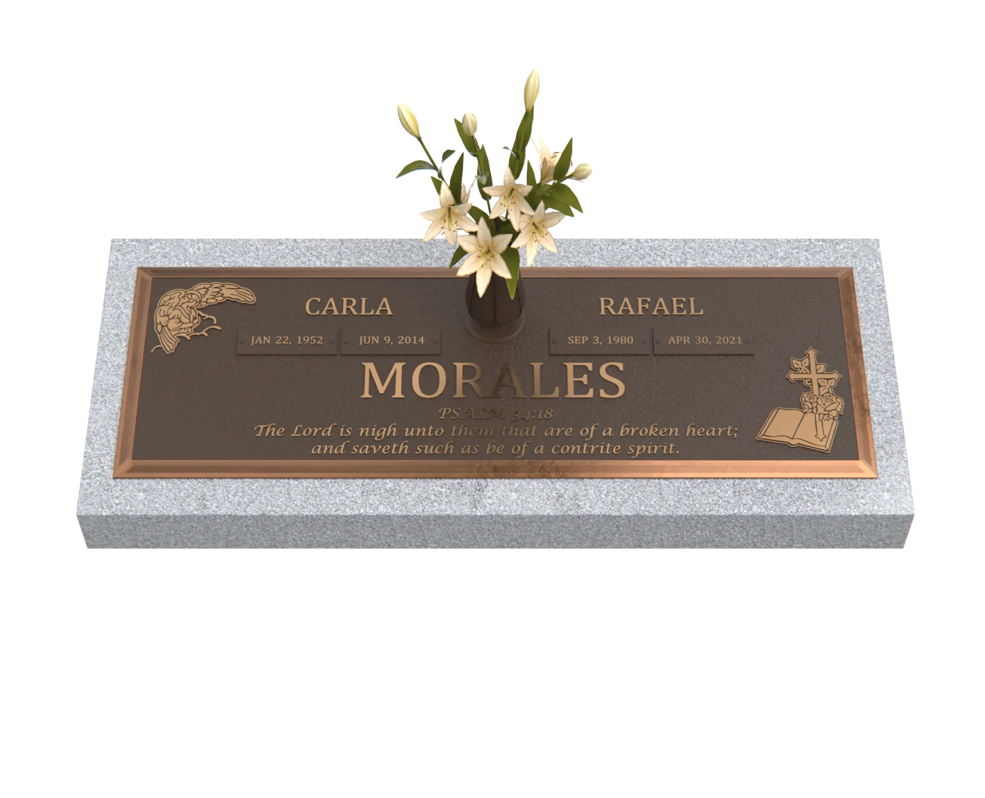 Premium Bronze  Plaque 28"x 16"