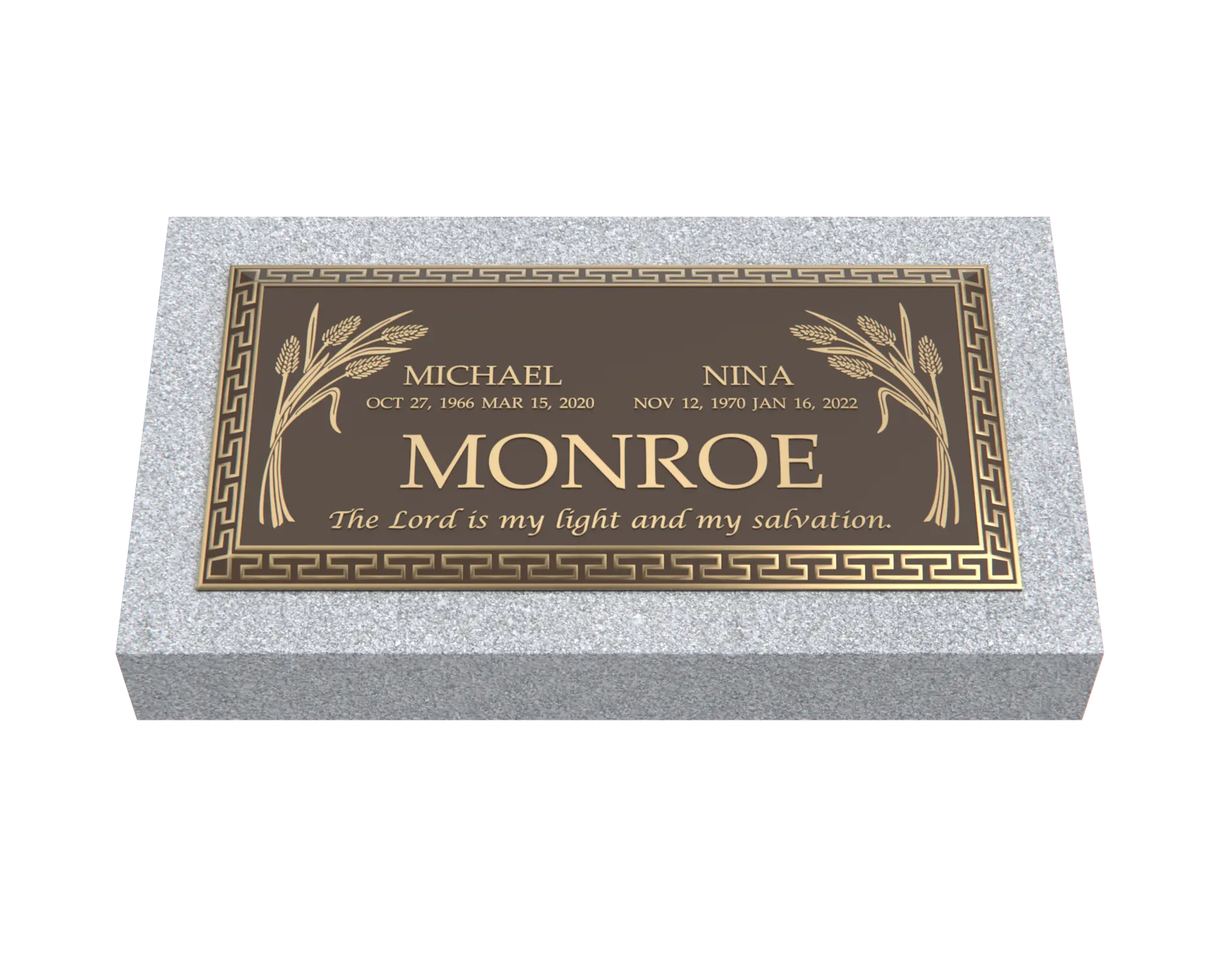 Premium Bronze Plaque 36"x 13"