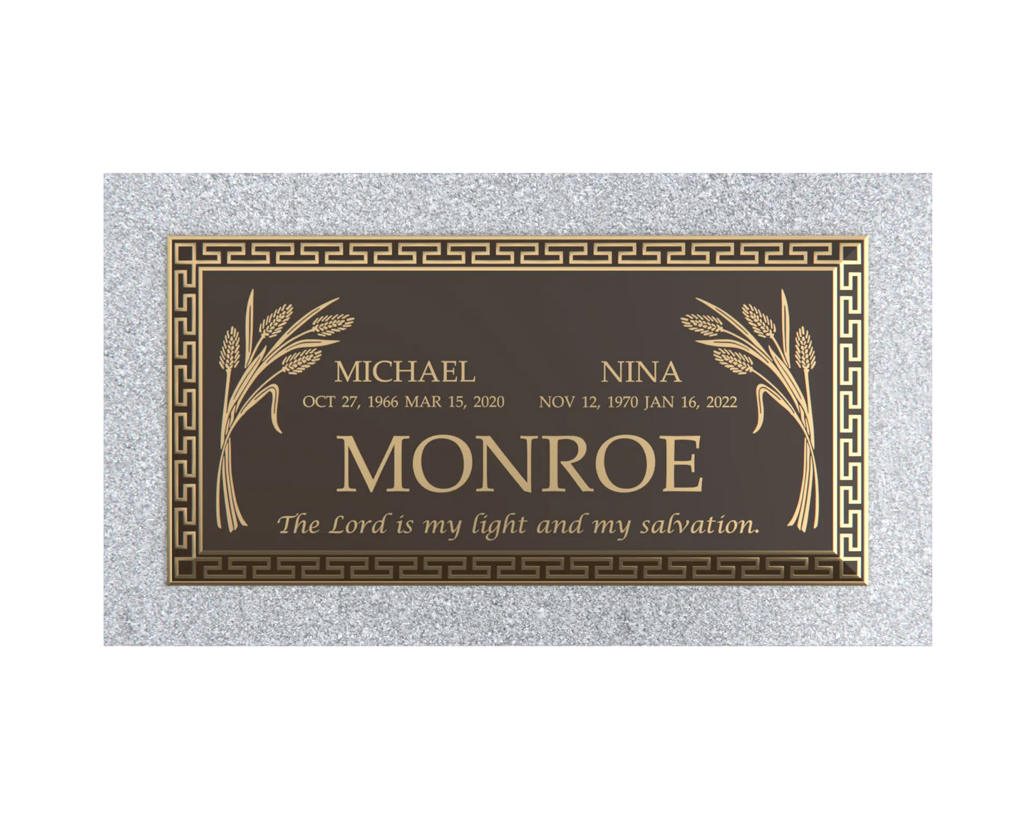 Premium Bronze Plaque 36"x 13"
