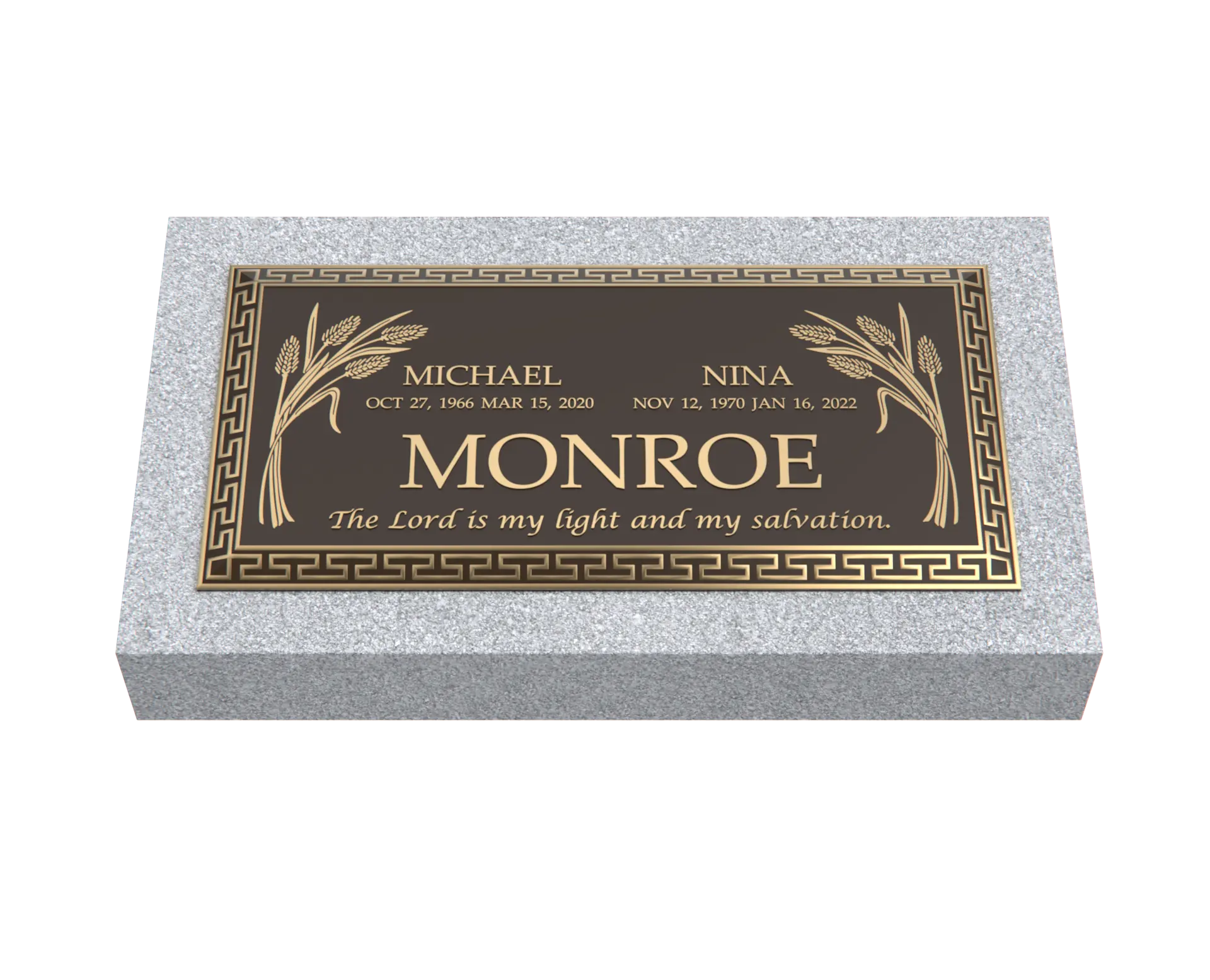 Premium Bronze Plaque 36"x 13"