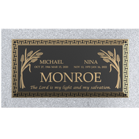 Premium Bronze Plaque 36"x 13" with Granite Base