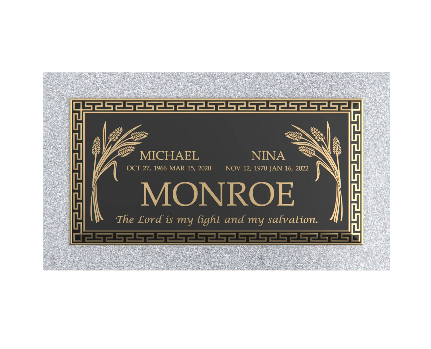 Premium Bronze Plaque 36"x 13"