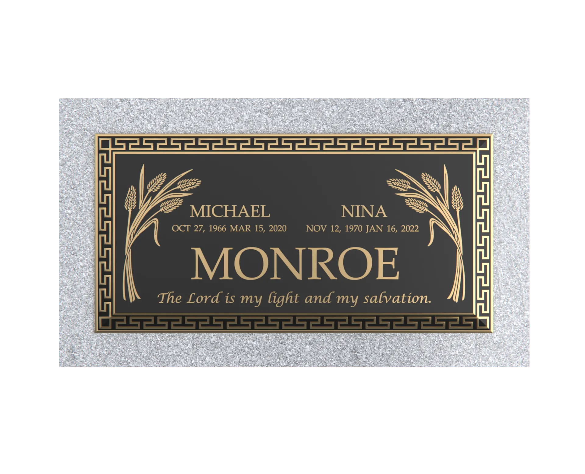Premium Bronze Plaque 36"x 13"