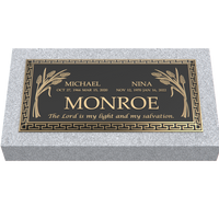 Premium Bronze Plaque 36"x 13" with Granite Base