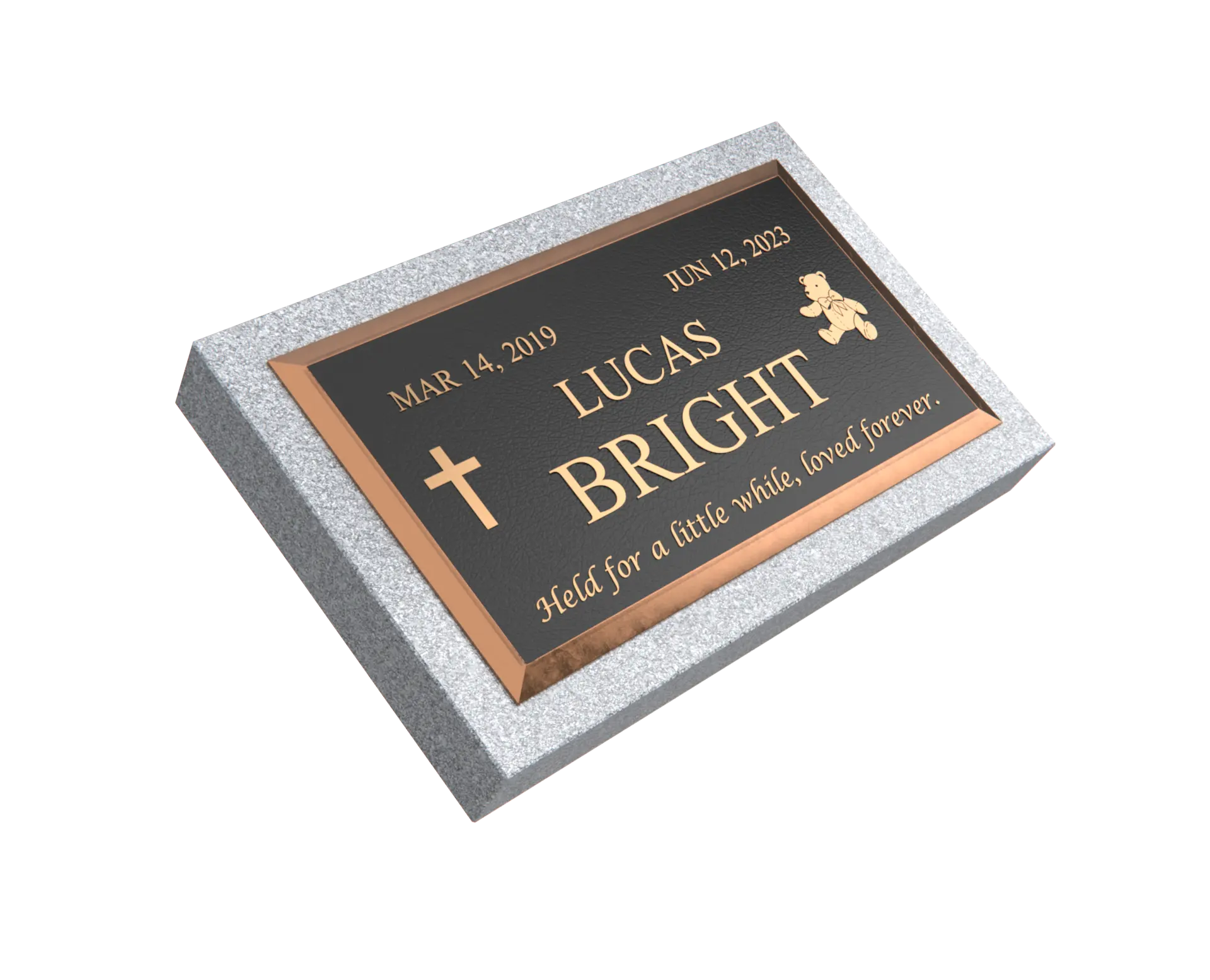 Premium Bronze Plaque 28"x 16"