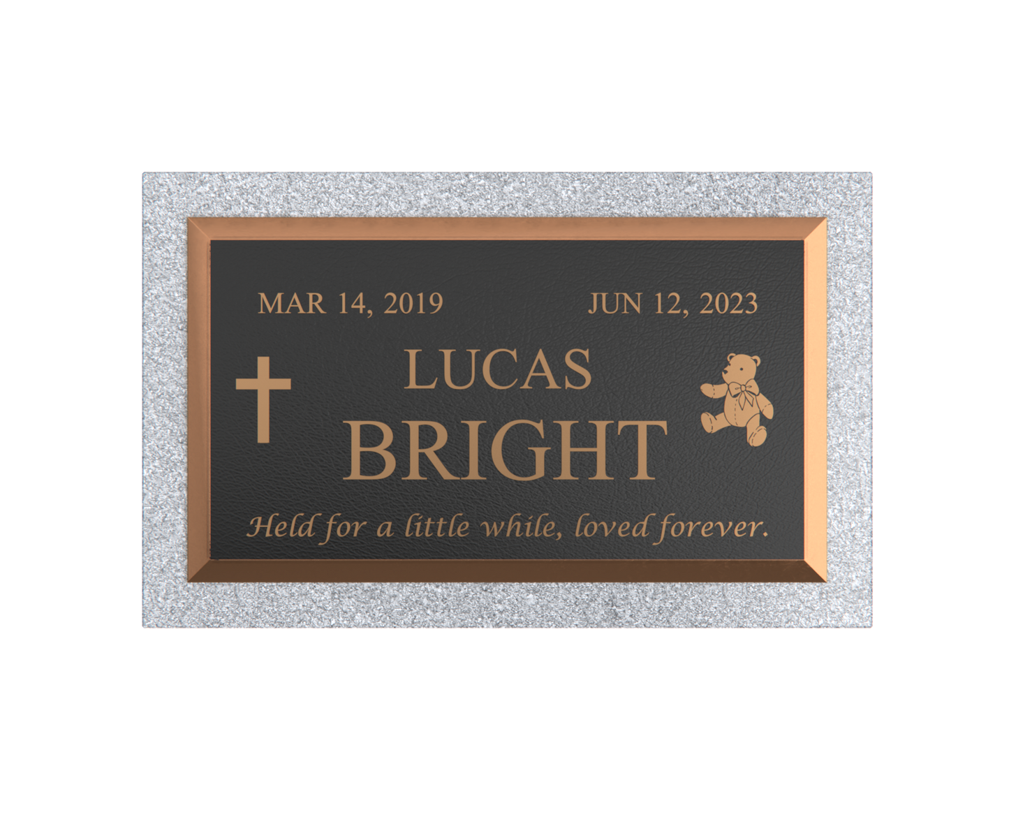 Premium Bronze Plaque 28"x 16" with Granite Base